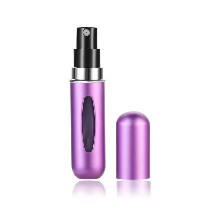 5Ml /10Ml Mini Portable Bottom-Filling Pump Perfume Bottle Sample Perfume Refillable Spray Bottle Empty Cosmetic Containers Set